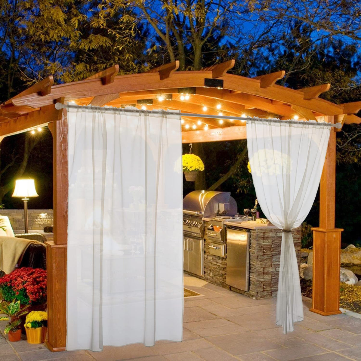 MIULEE outdoor curtain waterproof fabric highlights quick-dry performance