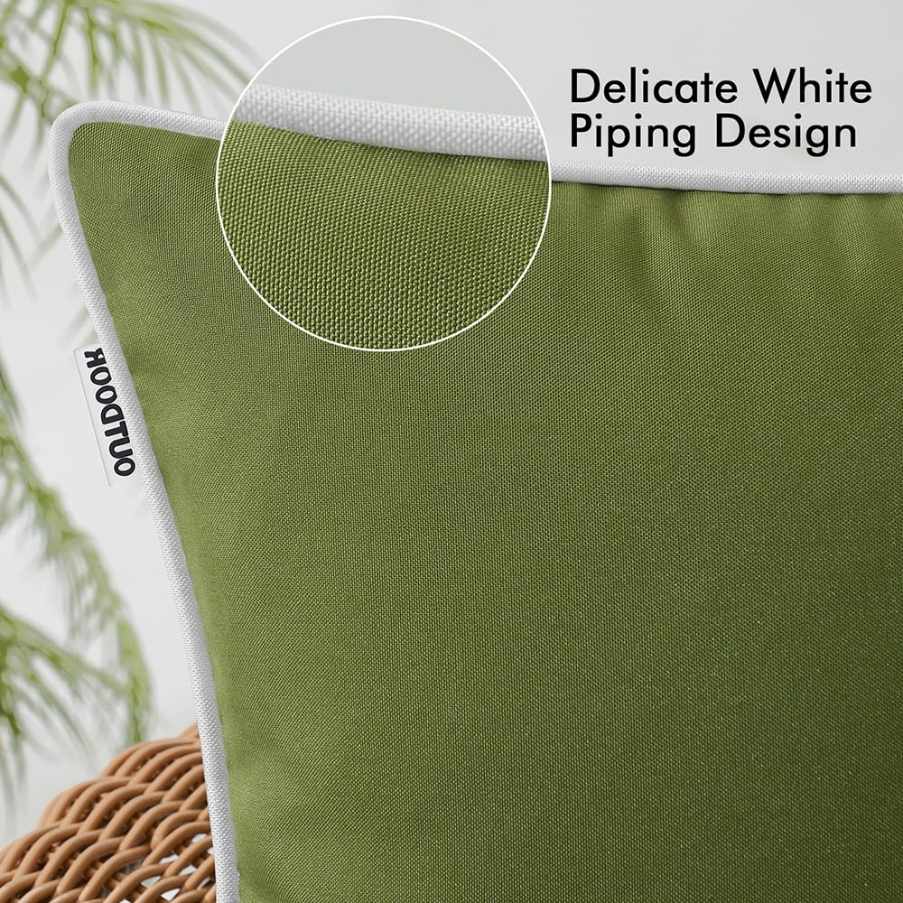 MIULEE moss green pillow cover with dustproof surface for garden decor