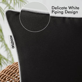 MIULEE hidden-zipper pillow-cover for a seamless insert and clean look