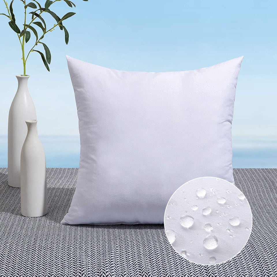 MIULEE outdoor pillow insert with waterproof fabric for reliable patio cushion use.