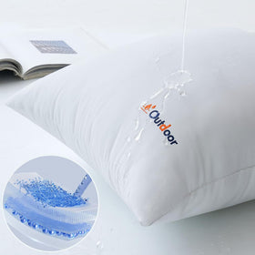 MIULEE outdoor pillows deliver soft support with 7D fiber fill