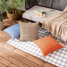 MIULEE orange cover for indoor and outdoor setups, versatile decor.