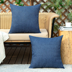 MIULEE navy blue pillow cover suitable for tents and camping spaces