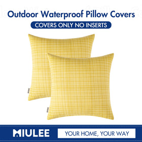 MIULEE tent and garden outdoor decor pillow cover 16x16 for versatile use.