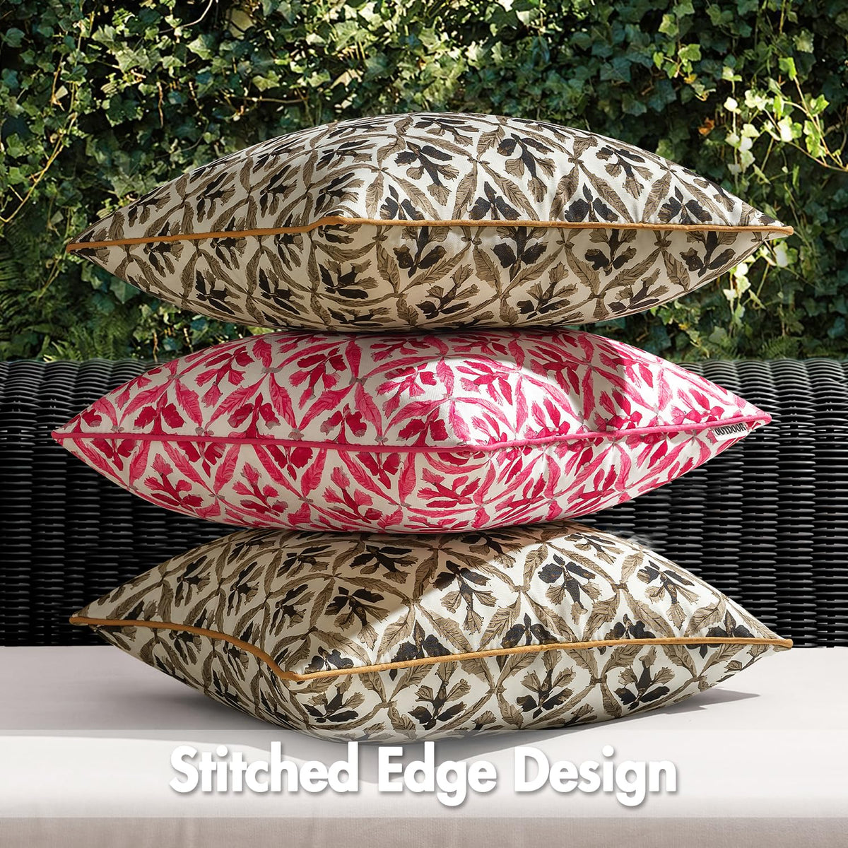 MIULEE 18x18 pillow cover texture adds tactile interest