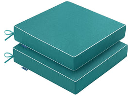 MIULEE turquoise outdoor chair cushions pair for durable patio comfort