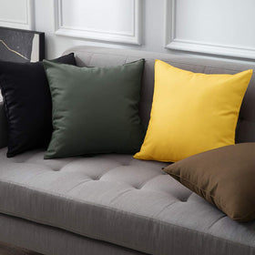 MIULEE two-pack pillow covers providing versatile outdoor cushioning