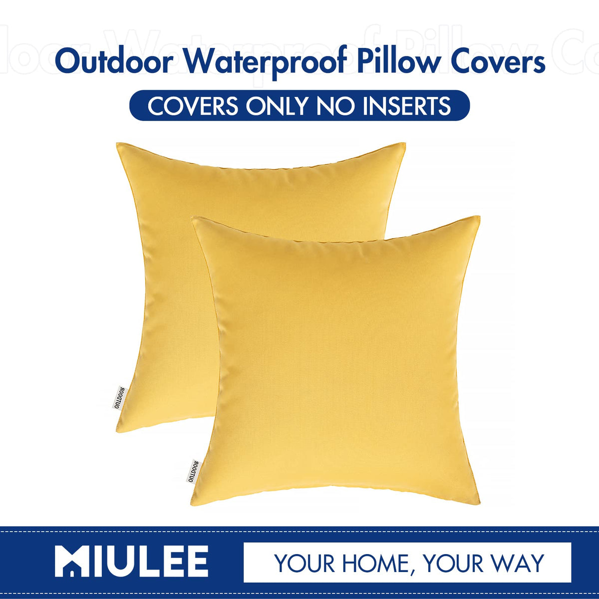 Machine-washable design for easy care of MIULEE covers