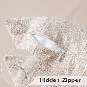 MIULEE pillow cover fabric with PU coating showing water-repellent texture.