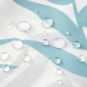 MIULEE waterproof pillow cover blue for patio; easy to clean and quick-drying.