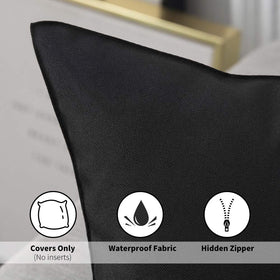 MIULEE waterproof pillow cover ideal for poolside and patio use