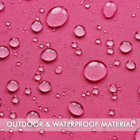 MIULEE waterproof pillow cover near the pool for spill resistance outdoors.
