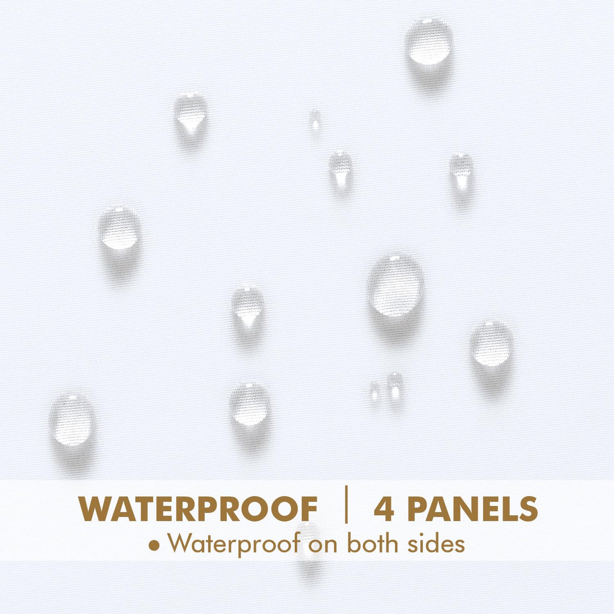 MIULEE 54x84 panel drapes softly in gazebo or porch spaces.