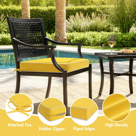Wide hidden zipper enables easy cover removal and quick cleaning.