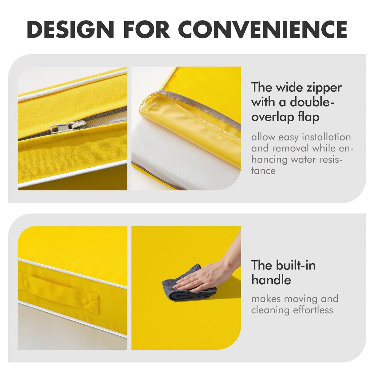 MIULEE back cushion 25-5x19-5 provides supportive firmness for back comfort.