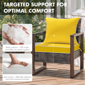 MIULEE cushion wide zipper detail enables easy installation and removal.