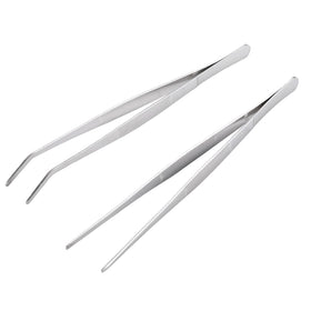 MIUPOO long handle straight-tip tweezers offering precise placement for crafts