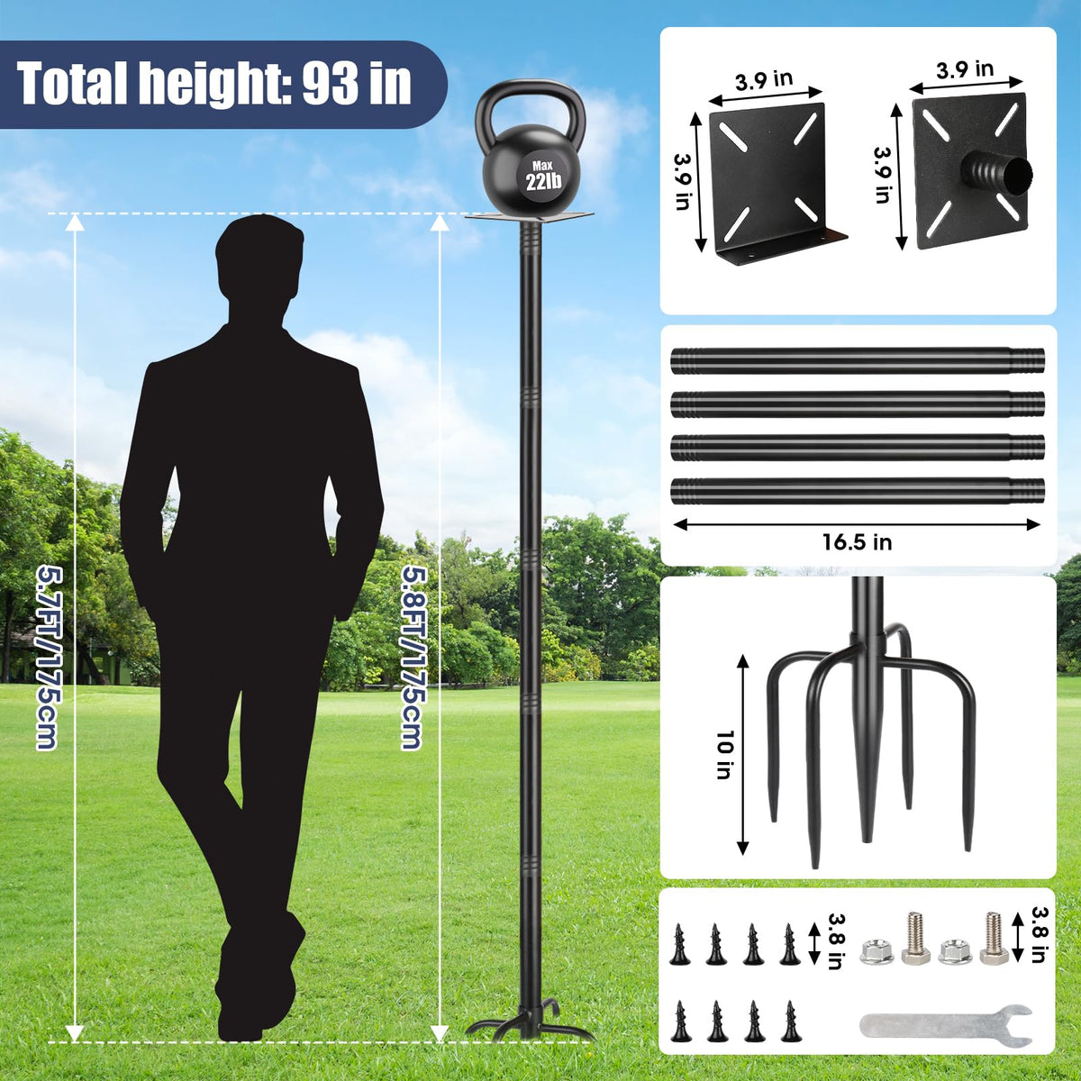 MIUVIBENI adjustable-height pole positions bird perches for optimal viewing