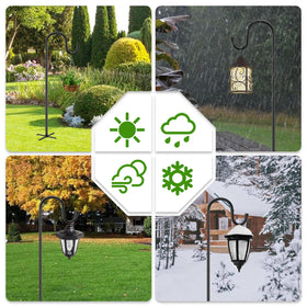 MIUVIBENI multi-use outdoor hook for bird feeders, lanterns, and baskets