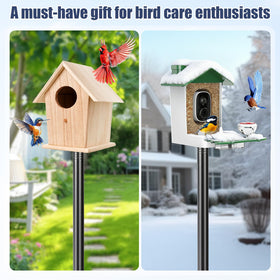MIUVIBENI rustproof coating protects the outdoor birding setup year-round