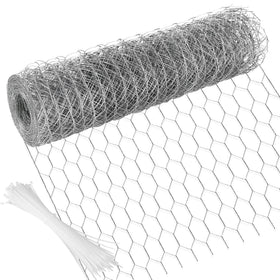 Miuwauer chicken wire roll hex mesh for garden fencing and pet containment