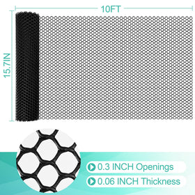 Miuwauer hexagonal mesh opening 0.3in close-up for durable containment.