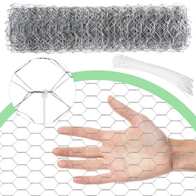 Miuwauer hex mesh roll 0.6mm wire, easy to cut and shape