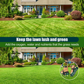 Miuwauer lawn aerator shoes nail security design for safe use