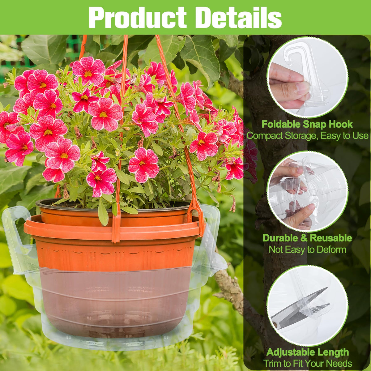 Miuwauer snap-on design demonstrates quick, tool-free installation for secure hanging