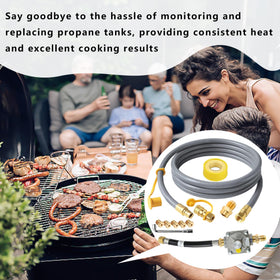 Durable brass fittings of MIV conversion kit ready for Weber compatibility