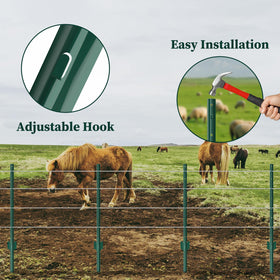 MIWEVRO corner anchor post provides solid perimeter corners.