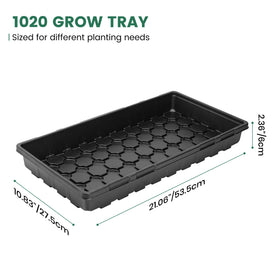 MIXC 1020 trays heavy-duty construction withstands damp soil during transplanting