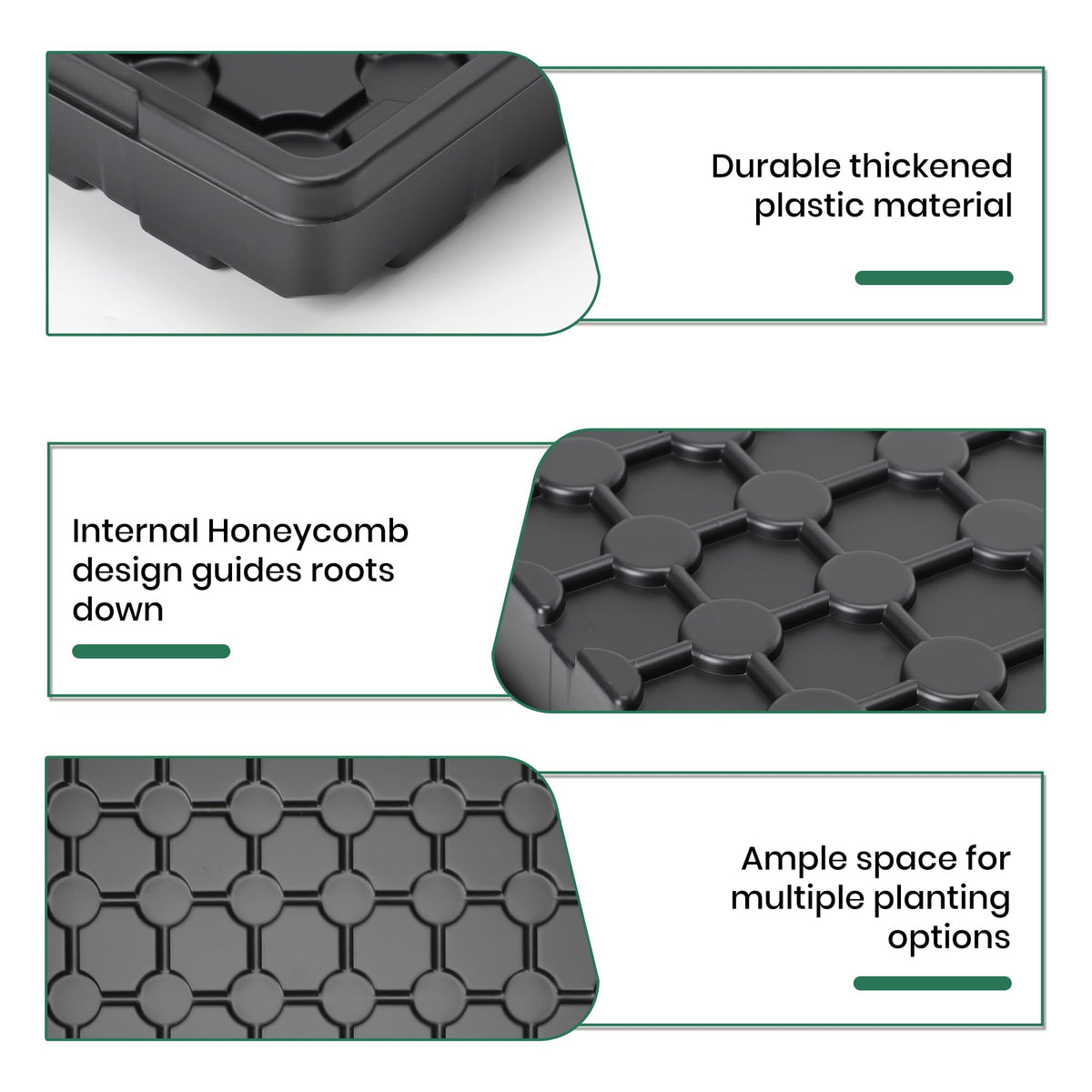 MIXC 1020 trays nestable design saves 40 percent storage space
