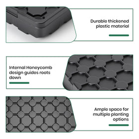 MIXC 1020 trays nestable design saves 40 percent storage space