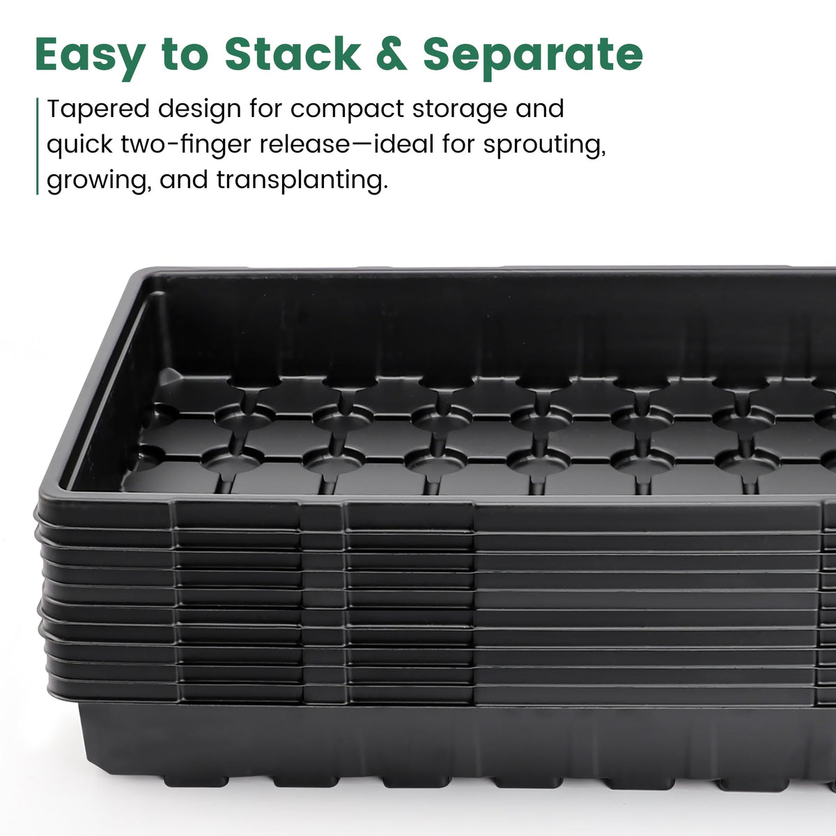 MIXC 1020 no-hole trays prevent leaks and mess