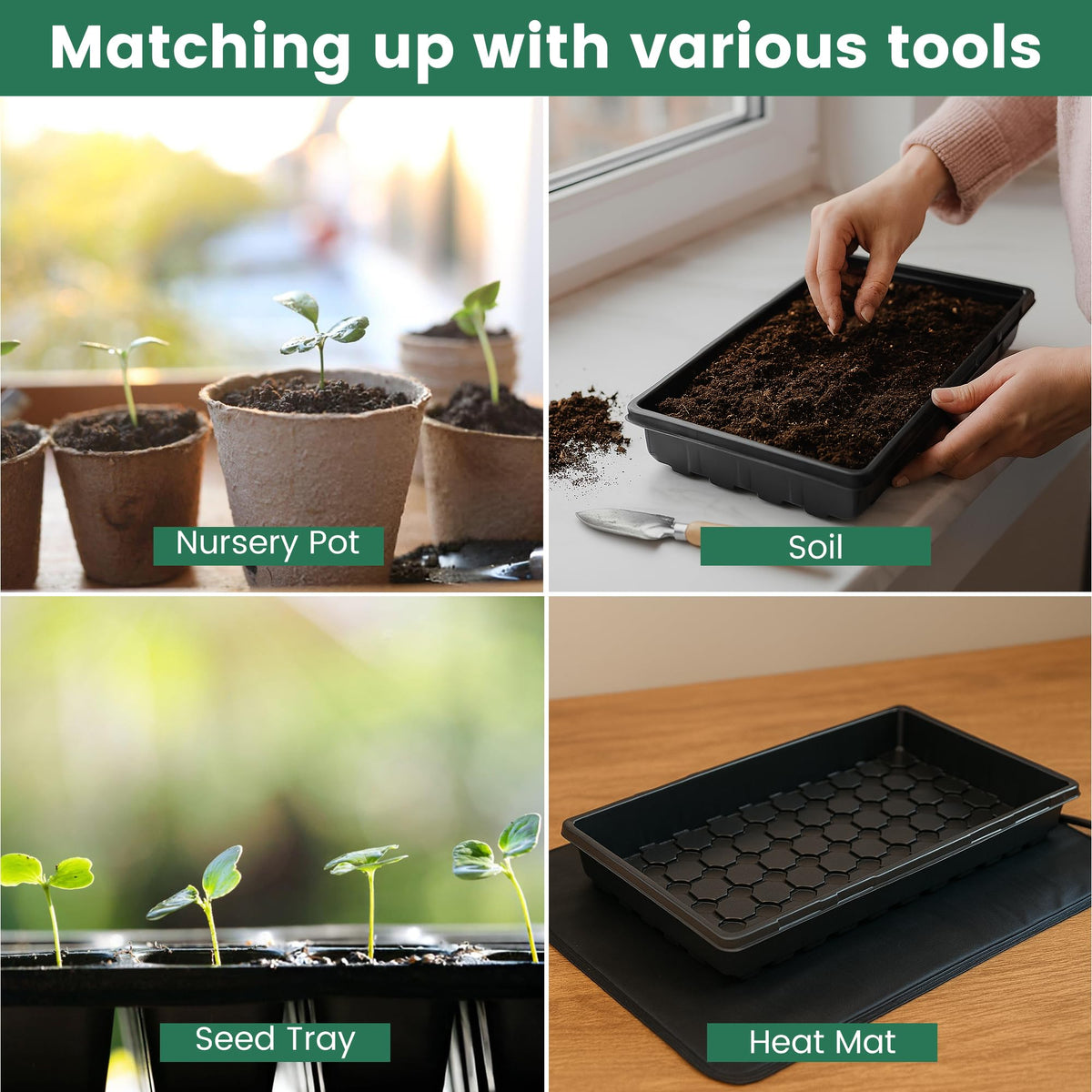 MIXC universal gardening hub integrates with domes and mats