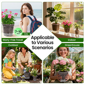 MIXC 18-pack set supports seedlings to maturity indoors and outdoors