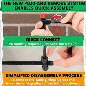 MIXC 360-degree adjustable spray for precise garden watering