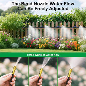 MIXC 360-degree copper nozzles offer durable, adjustable flow for misting and drip.