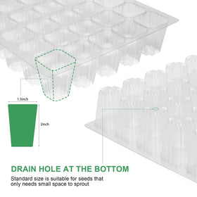 MIXC 40-cell-per-tray design supports scalable seed starting.
