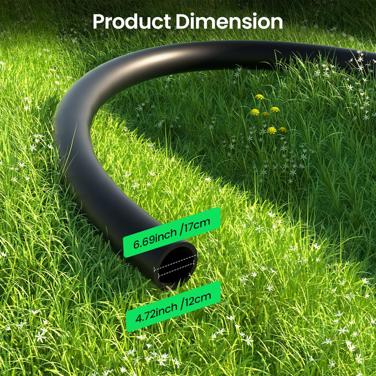MIXC four-way connector enabling flexible irrigation layouts