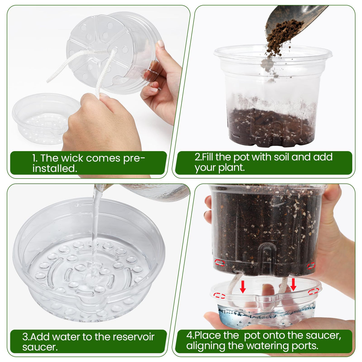 MIXC BPA-free durable plastic pots resist chips and wear