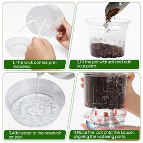 MIXC BPA-free durable plastic pots resist chips and wear