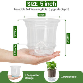 Mixc BPA-free plastic construction offers durability for indoor and outdoor use.