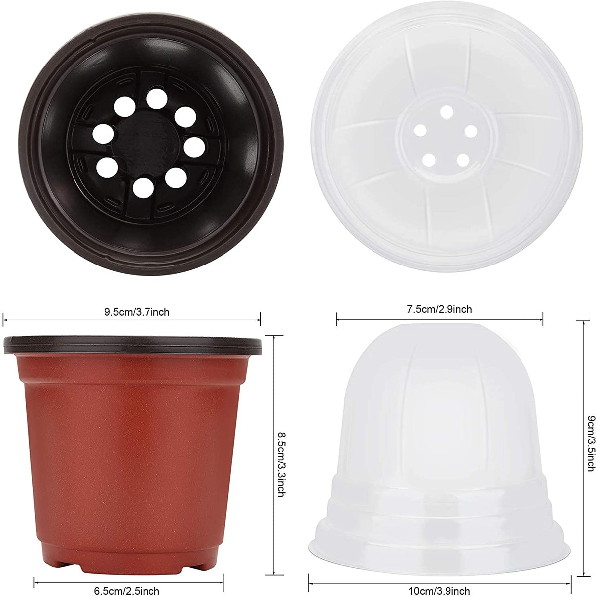 MIXC built-in humidity cover supports germination periods.