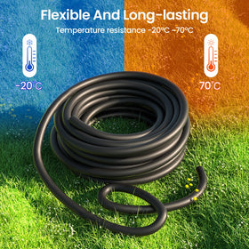 MIXC compatible 1/4 inch tubing and fittings shown for easy setup