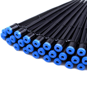 Mixc drip emitter fan shape with stake for precise garden irrigation and simple staking.
