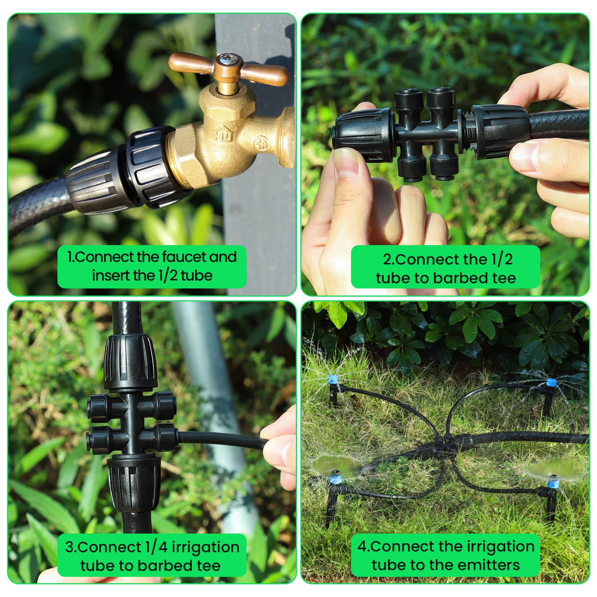 MIXC faucet connector for quick outdoor setup