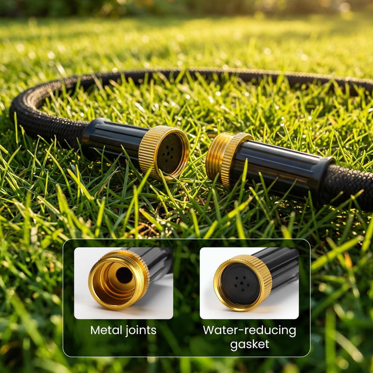 MIXC drip kit for vegetable garden promotes efficient root-zone irrigation.