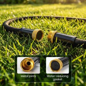 MIXC drip kit for vegetable garden promotes efficient root-zone irrigation.
